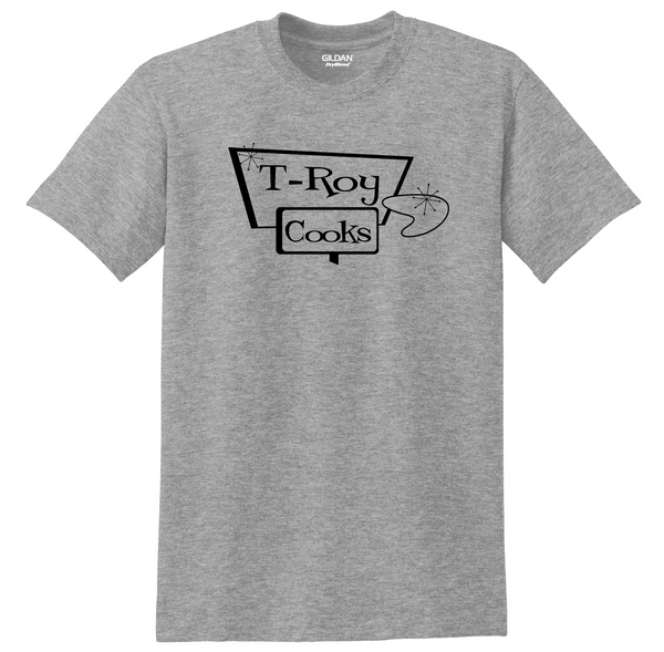 T-Roy Cooks - Short Sleeve T-Shirt - Grey